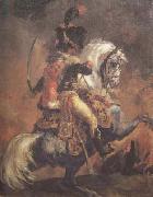 Theodore Gericault Chasseur of the Imperial Guard,Charging (mk10 china oil painting artist